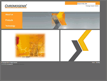 Tablet Screenshot of chromogenix.com